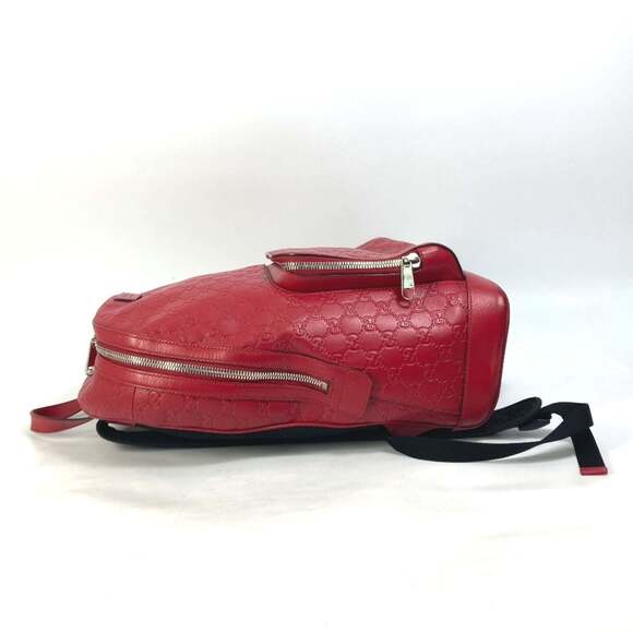 GUCCI Authentic Red Leather Backpack main image 13